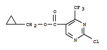 5-Pyrimidinecarboxylicacid, 2-chloro-4-(trifluoromethyl)-, cyclopropylmethyl ester
