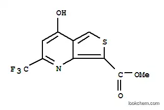Molecular Structure of 175203-39-1 (METHYL 4-HYDROXY-6-(TRIFLUOROMETHYL)THIENO[3,4-B]PYRIDINE-1-CARBOXYLATE)