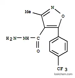 Molecular Structure of 175276-90-1 (3-METHYL-5-[4-(TRIFLUOROMETHYL)PHENYL]ISOXAZOLE-4-CARBOXYLIC ACID HYDRAZIDE)
