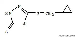 Molecular Structure of 175277-92-6 (5-[(CYCLOPROPYLMETHYL)THIO]-1,3,4-THIADIAZOLE-2-THIOL)