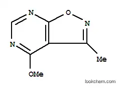 Molecular Structure of 175348-25-1 (Isoxazolo[5,4-d]pyrimidine, 4-methoxy-3-methyl- (9CI))