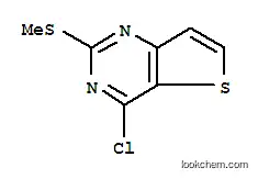 Molecular Structure of 176530-47-5 (4-CHLORO-2-(METHYLSULFANYL)THIENO[3,2-D]PYRIMIDINE)