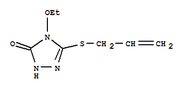 3H-1,2,4-TRIAZOL-3-ONE,4-ETHOXY-2,4-DIHYDRO-5-(2-ALLYLTHIO)-