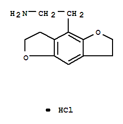 Benzo[1,2-b:4,5-b']difuran-4-ethanamine,2,3,6,7-tetrahydro-,hydrochloride(9CI)