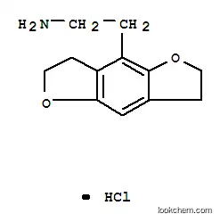 Molecular Structure of 178557-20-5 (1-(2,3,6,7-Tetrahydrobenzodifuran-4-yl)-2-aminoethane hydrochloride)