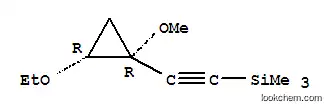 Silane, [(2-ethoxy-1-methoxycyclopropyl)ethynyl]trimethyl-, (1R-cis)- (9CI)