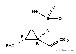Cyclopropanol, 1-ethenyl-2-ethoxy-, methanesulfonate, (1R-cis)- (9CI)
