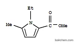 Molecular Structure of 179122-02-2 (1H-Pyrrole-2-carboxylicacid,1-ethyl-5-methyl-,methylester(9CI))