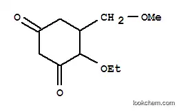 Molecular Structure of 179177-06-1 (1,3-Cyclohexanedione,4-ethoxy-5-(methoxymethyl)-(9CI))