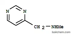 Molecular Structure of 179873-38-2 (4-Pyrimidinemethanamine, N-methyl- (9CI))