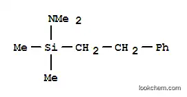 Molecular Structure of 181231-68-5 (PHENETHYLDIMETHYL(DIMETHYLAMINO)SILANE)