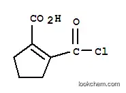 1-Cyclopentene-1-carboxylic acid, 2-(chlorocarbonyl)- (9CI)