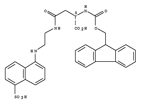 N2-[(9H-Fluoren-9-ylmethoxy)carbonyl]-N-[2-[(5-sulfo-1-naphthalenyl)amino]ethyl]-L-asparagine