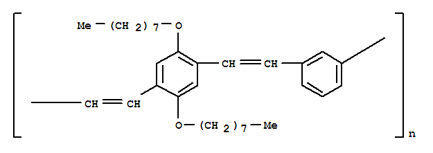 Poly[1,3-phenylene-1,2-ethenediyl[2,5-bis(octyloxy)-1,4-phenylene]-1,2-ethenediyl]