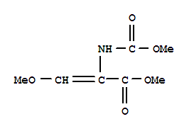 2-Propenoic acid, 3-methoxy-2-[(methoxycarbonyl)amino]-, methyl ester