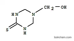 Molecular Structure of 187745-34-2 (1,3,5-Triazine-2(1H)-thione,tetrahydro-5-(hydroxymethyl)-(9CI))
