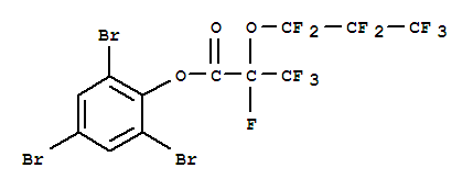 Propanoic acid,2,3,3,3-tetrafluoro-2-(1,1,2,2,3,3,3-heptafluoropropoxy)-, 2,4,6-tribromophenylester