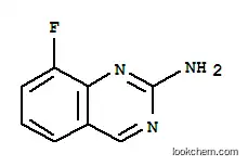 Molecular Structure of 190274-25-0 (2-Quinazolinamine,8-fluoro-(9CI))