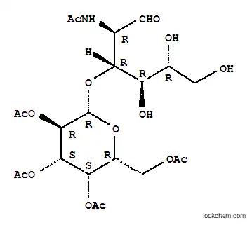 Molecular Structure of 191532-23-7 (2-Acetamido-3-O-(2,3,4,6-tetra-O-acetyl-b-D-galactopyranosyl)-2-deoxy-D-glucopyranose)