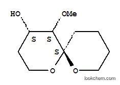 Molecular Structure of 191659-88-8 (1,7-Dioxaspiro5.5undecan-4-ol, 5-methoxy-, (4.alpha.,5.alpha.,6.beta.)-)