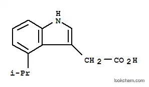 Molecular Structure of 191675-19-1 (1H-Indole-3-aceticacid,4-(1-methylethyl)-(9CI))