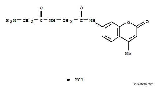Molecular Structure of 191723-65-6 (H-GLY-GLY-AMC HCL)