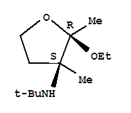 3-FURANAMINE,N-(1,1-DIMETHYLETHYL)-2-ETHOXYTETRAHYDRO-2,3-DIMETHYL-,CIS-