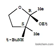 Molecular Structure of 192324-30-4 (3-Furanamine,N-(1,1-dimethylethyl)-2-ethoxytetrahydro-2,3-dimethyl-,cis-(9CI))