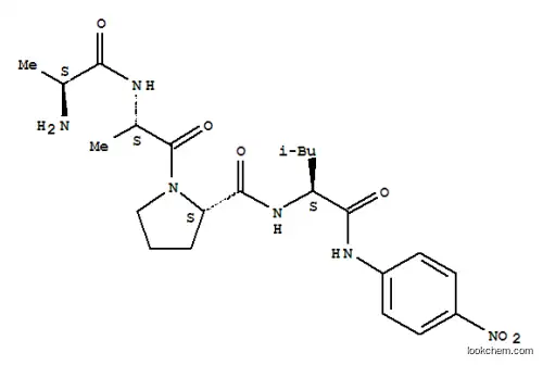Molecular Structure of 201732-32-3 (H-ALA-ALA-PRO-LEU-PNA HCL)