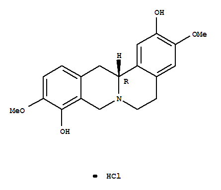 13ab-Berbine-2,9-diol,3,10-dimethoxy-, hydrochloride (8CI)