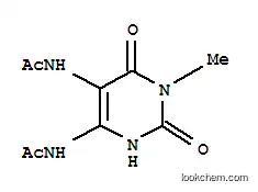 Acetamide,  N,N-(1,2,3,6-tetrahydro-1-methyl-2,6-dioxo-4,5-pyrimidinediyl)bis-  (9CI)