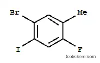 Molecular Structure of 202865-75-6 (5-BROMO-2-FLUORO-4-IODOTOLUENE)