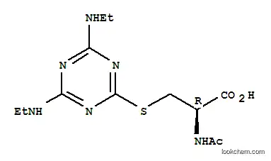 Molecular Structure of 205764-69-8 (simazine mercapturate)
