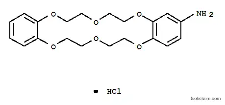 Molecular Structure of 205873-22-9 (4-AMINODIBENZO-18-CROWN-6 HYDROCHLORIDE, 97)