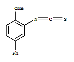 (2-methoxy-5-phenyl)phenyl isothiocyanate  CAS NO.206761-68-4