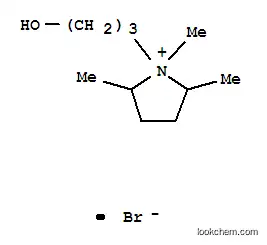 Molecular Structure of 2078-38-8 (Pyrrolidinium, 1-(3-hydroxypropyl)-1,2,5-trimethyl-, bromide)