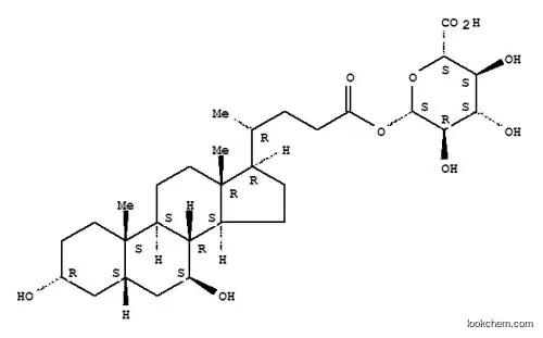 Molecular Structure of 208038-28-2 (URSODEOXYCHOLIC ACID ACYL-B-D-GLUCURONIDE)