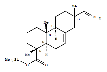 1-Phenanthrenecarboxylicacid, 7-ethenyl-1,2,3,4,4a,4b,5,6,7,8,10,10a-dodecahydro-1,4a,7-trimethyl-,trimethylsilyl ester, (1R,4aR,4bS,7S,10aR)-