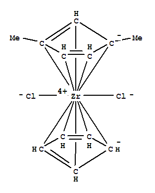 Zirconium, dichloro(h5-2,4-cyclopentadien-1-yl)[(1,2,3,4,5-h)-1,3-dimethyl-2,4-cyclopentadien-1-yl]-