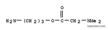 Molecular Structure of 214749-68-5 (Glycine, N,N-dimethyl-, 3-aminopropyl ester (9CI))