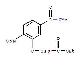 Benzoic acid,3-(2-ethoxy-2-oxoethoxy)-4-nitro-, methyl ester
