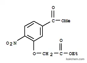 Molecular Structure of 214848-28-9 (Methyl 3-(2-ethoxy-2-oxoethoxy)-4-nitrobenzoate)