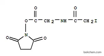 Molecular Structure of 215099-66-4 (Succinimidyl-2-(iodoacetamido)acetate)