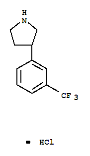 Pyrrolidine,3-[3-(trifluoromethyl)phenyl]-, hydrochloride (1:1)