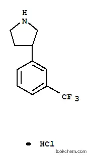 Molecular Structure of 21767-36-2 (3-(3-Trifluoromethylphenyl)pyrrolidine)