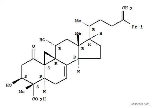 Molecular Structure of 217813-59-7 (9,19-Cycloergosta-7,24(28)-diene-4-carboxylicacid, 3,11-dihydroxy-4-methyl-1-oxo-, (3b,4a,5a,11a)- (9CI))