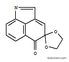 Molecular Structure of 21962-96-9 (Spiro[benz[cd]indole-4(5H),2'-[1,3]dioxolan]-5-one)