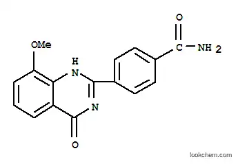Benzamide,  4-(1,4-dihydro-8-methoxy-4-oxo-2-quinazolinyl)-  (9CI)