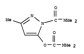 Carbamic acid,dimethyl-, 1-[(dimethylamino)carbonyl]-3-methyl-1H-pyrazol-5-yl ester (9CI)