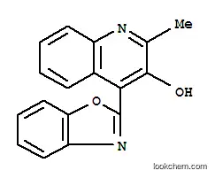 Molecular Structure of 220396-68-9 (3-Quinolinol,4-(2-benzoxazolyl)-2-methyl-)